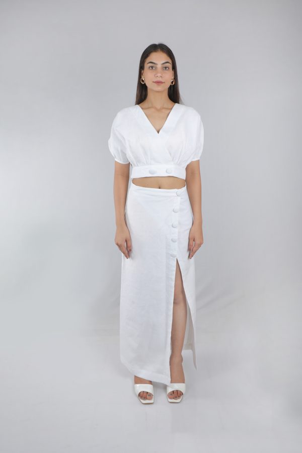 Ava Skirt White