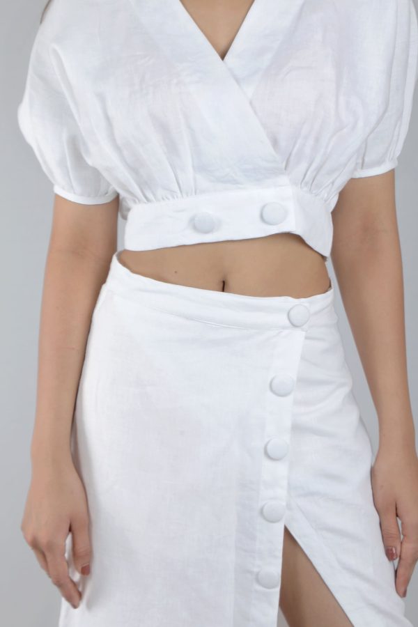 Ava Co-ord set White