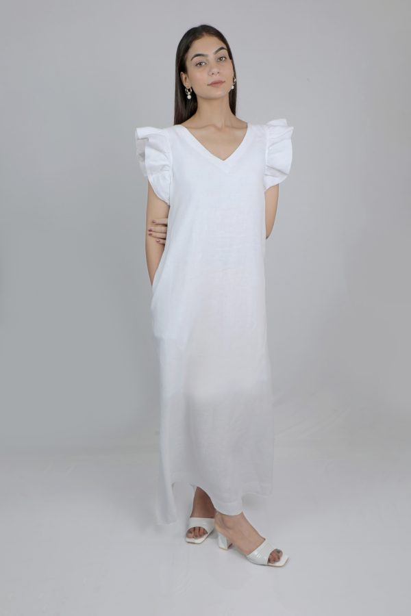 Arina Dress White