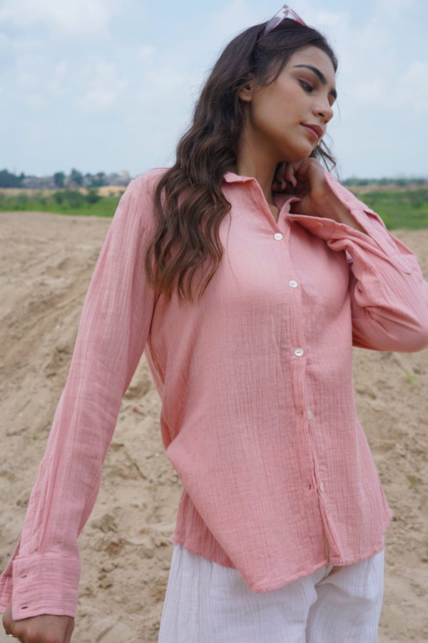 Coral Peach Shirt - Image 3