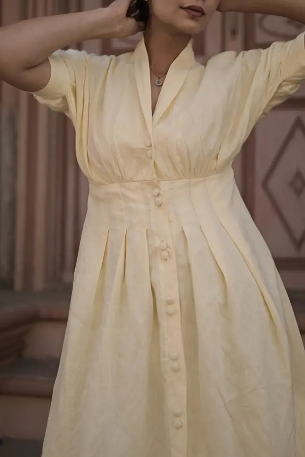 Sunflower Butter Yellow Dress - Image 4