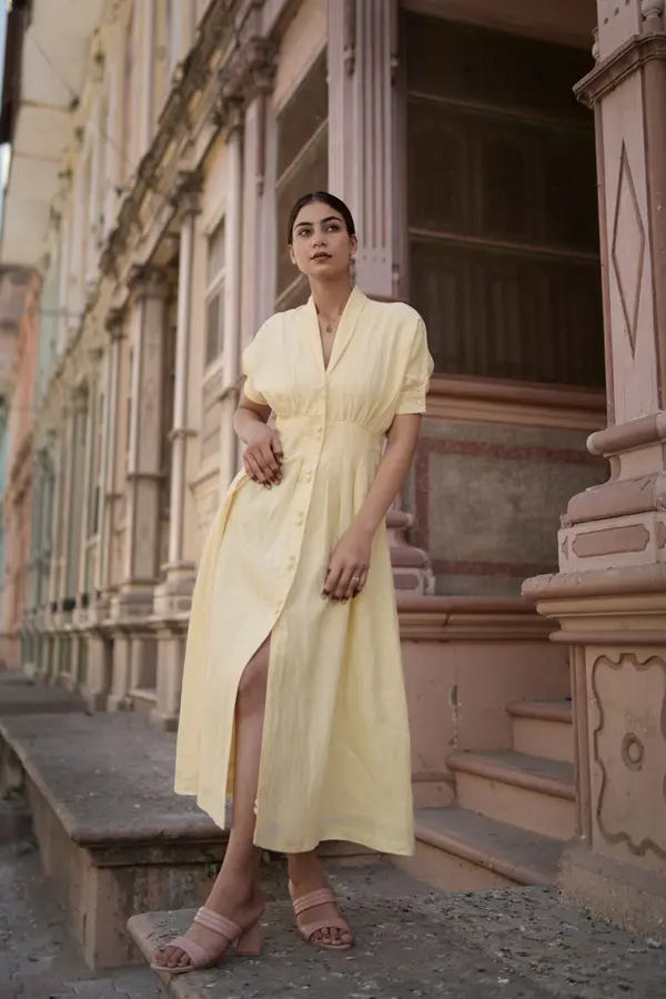 Sunflower Butter Yellow Dress