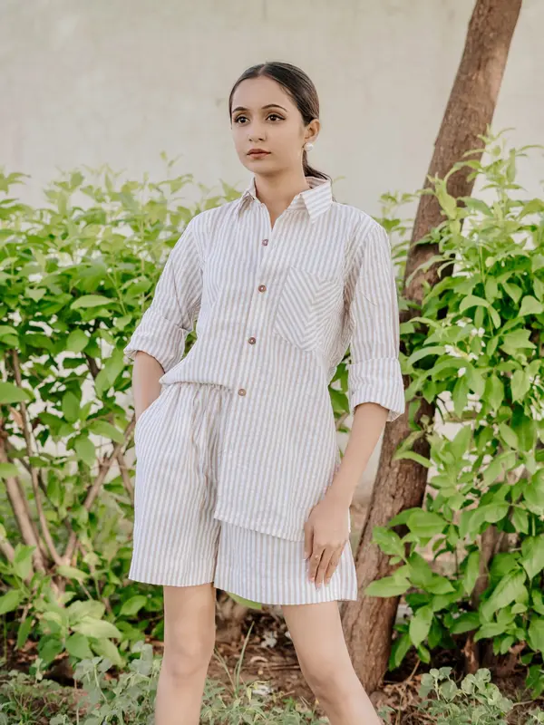 Sand Stripe Shirt - Image 2