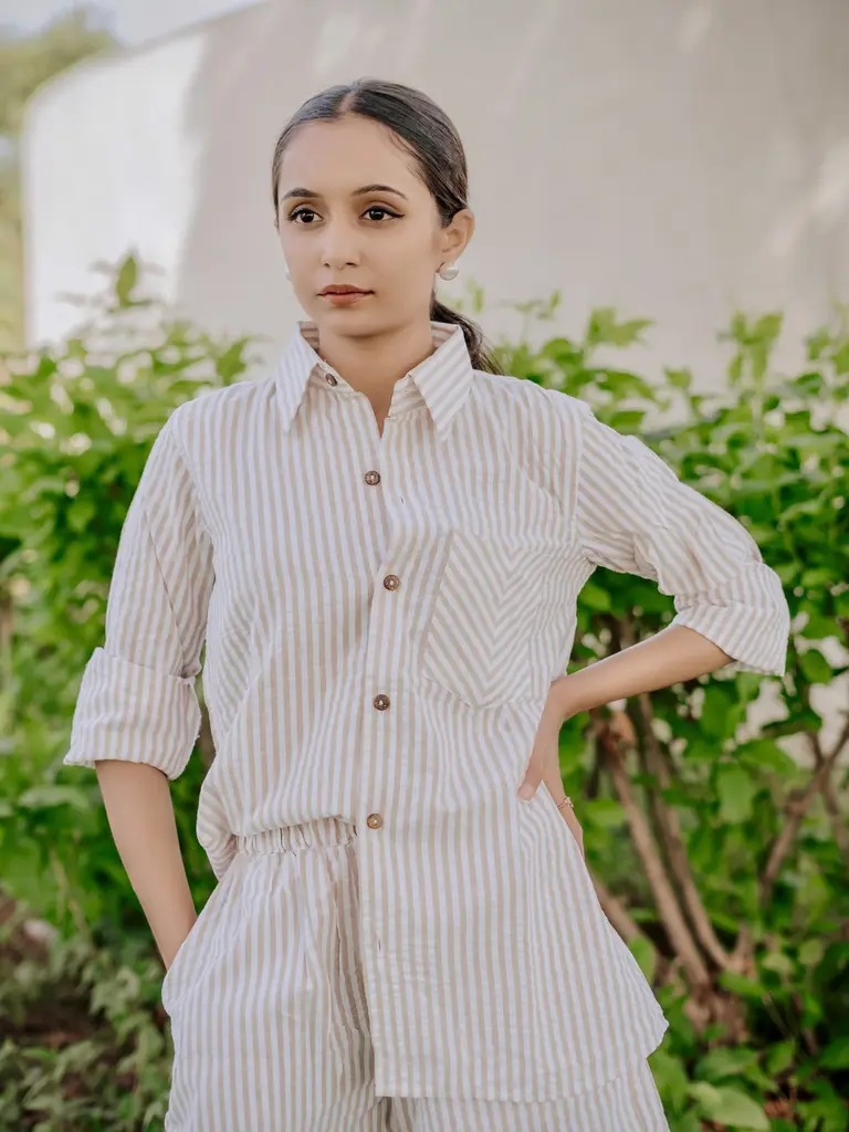 Sand Stripe Co-ord set
