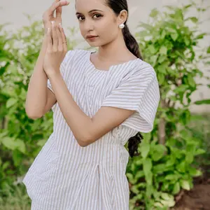 Sand Stripe Top
